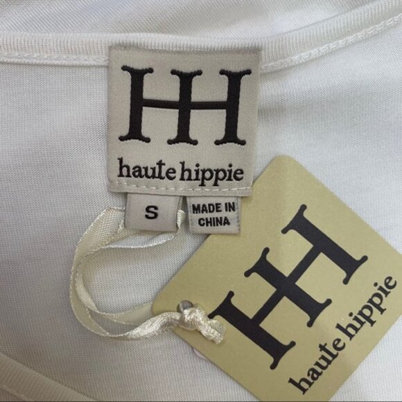 Haute Hippie Cap Sleeve Floral Tee - Picture 5 of 5